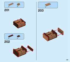 LEGO 77942 instructions page 129 – build guide