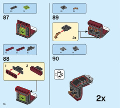LEGO 77942 instructions page 70 – build guide