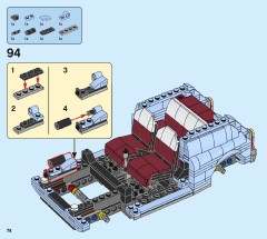LEGO 77942 instructions page 74 – build guide