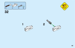 LEGO 77943 instructions page 43 – build guide