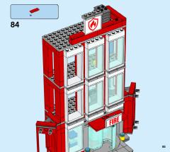 LEGO 77944 instructions page 85 – build guide