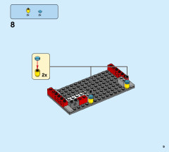 LEGO 77944 instructions page 9 – build guide