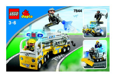 LEGO 7844 instructions page 1 – build guide