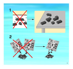 LEGO 7848 instructions page 3 – build guide