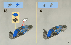 LEGO 7868 instructions page 11 – build guide