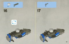 LEGO 7868 instructions page 13 – build guide
