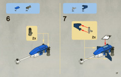 LEGO 7868 instructions page 17 – build guide