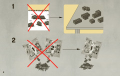 LEGO 7868 instructions page 2 – build guide