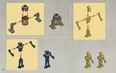 LEGO 7868 instructions page 4 – build guide