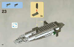 LEGO 7868 instructions page 42 – build guide