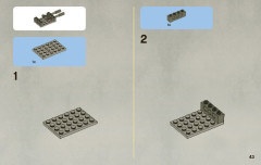 LEGO 7868 instructions page 43 – build guide