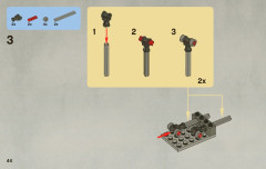 LEGO 7868 instructions page 44 – build guide