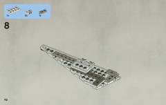 LEGO 7868 instructions page 72 – build guide