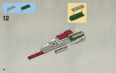 LEGO 7868 instructions page 76 – build guide