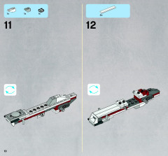 LEGO 7869 instructions page 10 – build guide