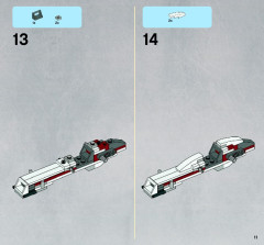 LEGO 7869 instructions page 11 – build guide