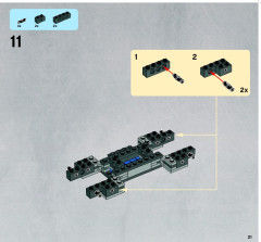 LEGO 7869 instructions page 21 – build guide
