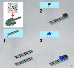 LEGO 7869 instructions page 33 – build guide