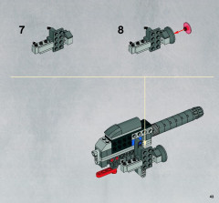 LEGO 7869 instructions page 43 – build guide