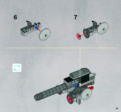 LEGO 7869 instructions page 45 – build guide