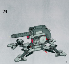 LEGO 7869 instructions page 51 – build guide