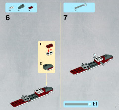 LEGO 7869 instructions page 7 – build guide