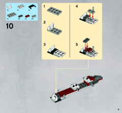 LEGO 7869 instructions page 9 – build guide