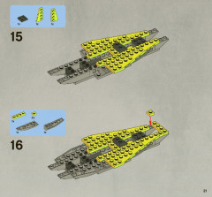 LEGO 7877 instructions page 21 – build guide