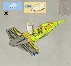 LEGO 7877 instructions page 43 – build guide