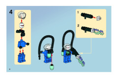 LEGO 7884 instructions page 4 – build guide