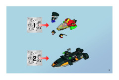 LEGO 7885 instructions page 3 – build guide