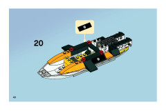 LEGO 7885 instructions page 40 – build guide