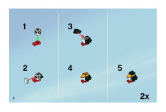 LEGO 7885 instructions page 6 – build guide