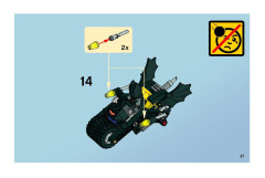 LEGO 7886 instructions page 21 – build guide