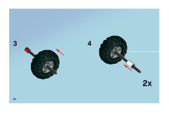 LEGO 7886 instructions page 54 – build guide