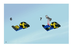 LEGO 7886 instructions page 8 – build guide