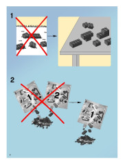LEGO 7888 instructions page 2 – build guide