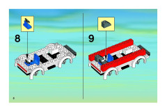 LEGO 7890 instructions page 8 – build guide