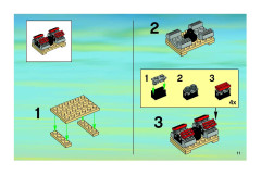 LEGO 7898 instructions page 11 – build guide