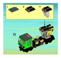 LEGO 7898 instructions page 21 – build guide