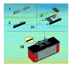 LEGO 7898 instructions page 9 – build guide