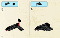 LEGO 79001 instructions page 18 – build guide