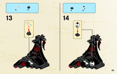 LEGO 79001 instructions page 23 – build guide