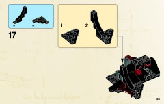 LEGO 79001 instructions page 33 – build guide