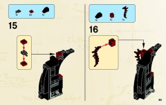 LEGO 79001 instructions page 45 – build guide