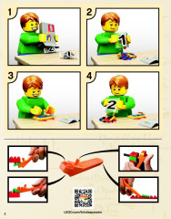 LEGO 79003 instructions page 2 – build guide