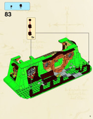 LEGO 79003 instructions page 9 – build guide
