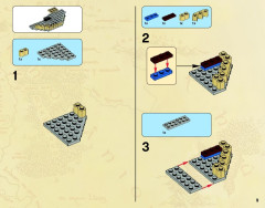 LEGO 79006 instructions page 9 – build guide
