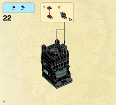 LEGO 79007 instructions page 30 – build guide