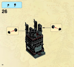 LEGO 79007 instructions page 34 – build guide